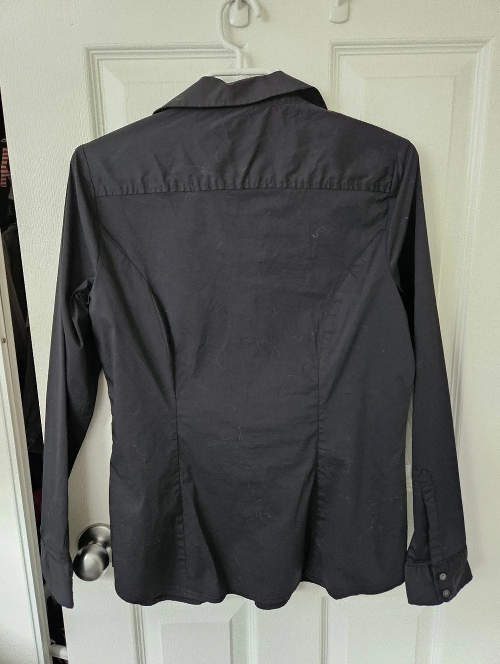 Women's Classic Button-Up Blouse - Picture 3 of 3